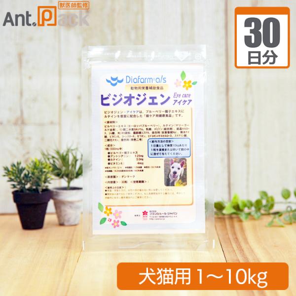 プランシュール DFビジオジェン・アイケア 犬猫用 体重1kg~10kg 1日1粒30日分