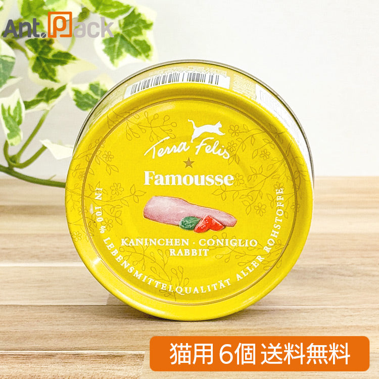 テラフェリス ファムース ラビット 猫用 80g×6缶 (09591)