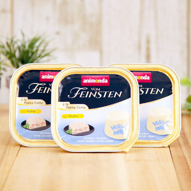 アニモンダ フォムファインステン パンナコッタ チキン 猫用 100g×3個 (83022)(賞味期限:2026年1月17日)