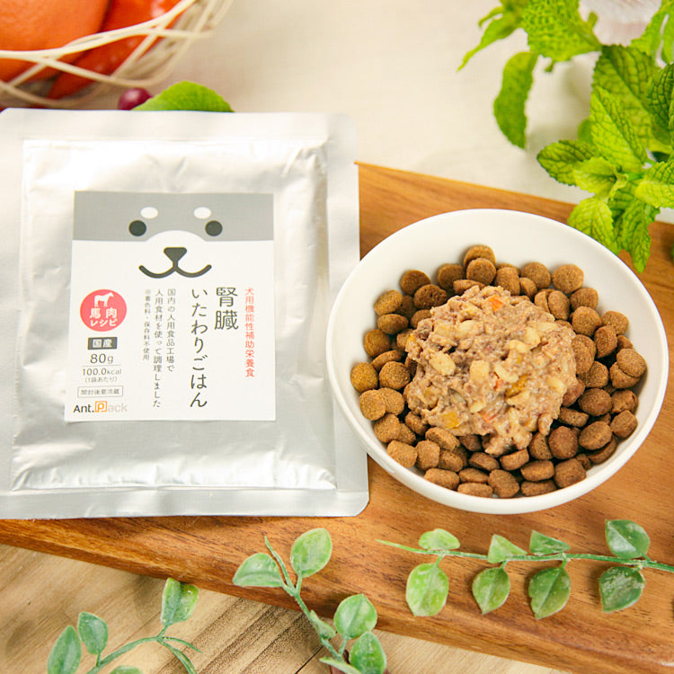 (リニューアル)腎臓いたわりごはん 馬肉 犬用 80g×12袋 【送料無料】(50563)