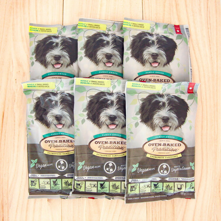 オーブンベークド トラディション ヴィーガン(小粒)犬用 100g×6袋 (賞味期限:2025年10月)(90150)