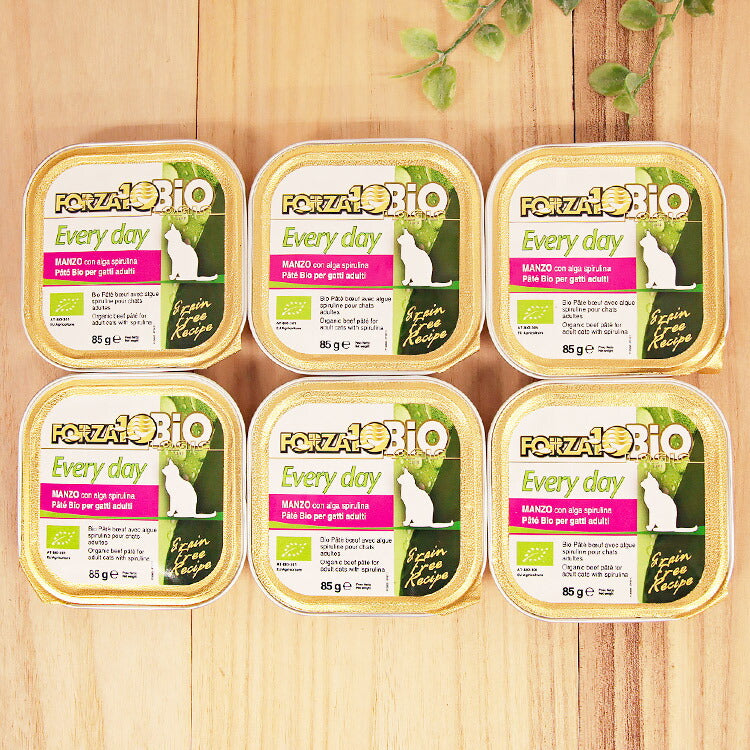 フォルツァ10 エブリデイ ビオ ビーフ 猫用 85g×6個 (11396)