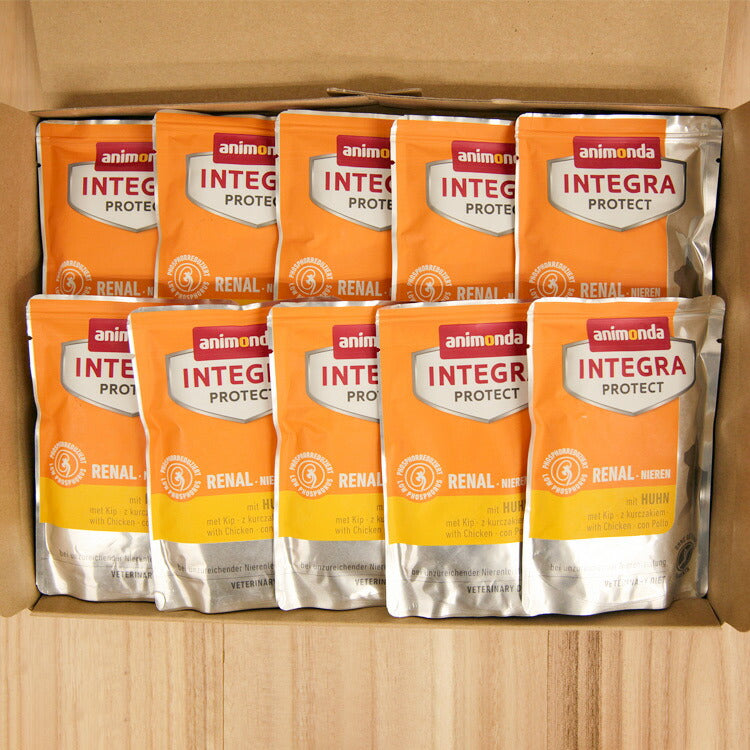 アニモンダ インテグラ プロテクト パウチ ニーレン 腎臓ケア 鶏 猫用 85g×10個 +おまけ1個 ※【送料無料】(86632)