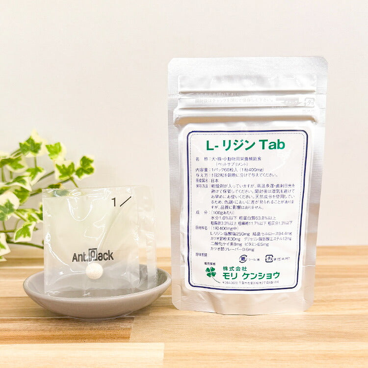 モリケンショウ L-リジン タブ 犬猫用