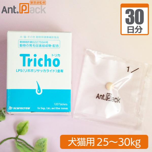 スケアクロウ トリカ 犬猫用 体重25kg～30kg 1日8粒30日分