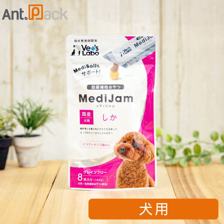 Vet'sLabo メディジャム 犬用 しか 6g×8本 ［ネコポス発送］8点まで(98438)