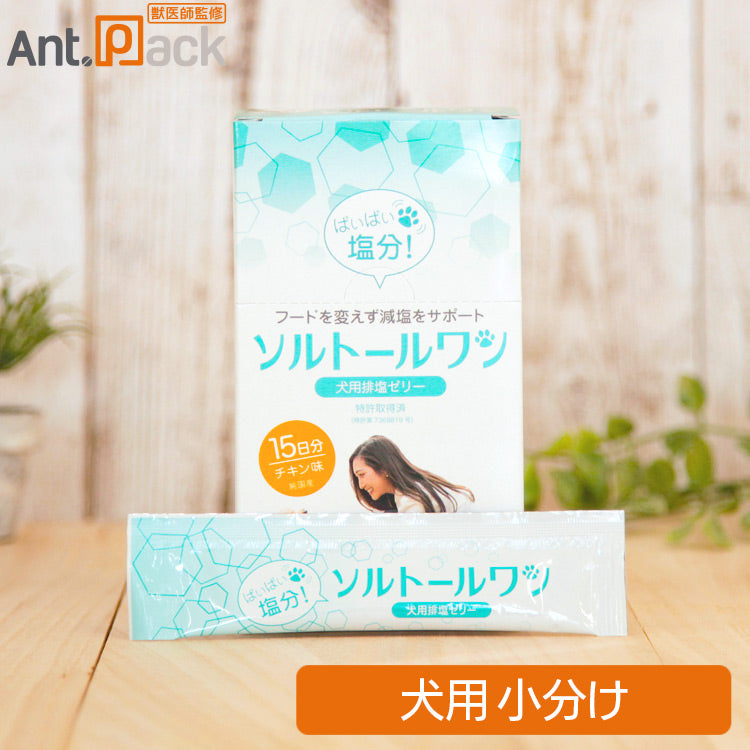 全薬 排塩ゼリー ソルトールワン チキン味 犬用 10g（37011）