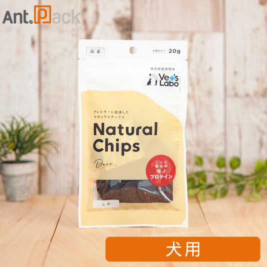 Vet’sLabo ベッツラボ ナチュラルチップス しか 犬用 20g［ネコポス発送］8個まで（97394）
