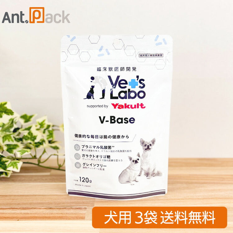 Vet'sLabo V-Base ブイベース 犬用 120g×3袋（99985）