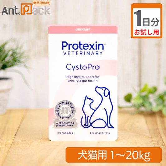 【お試し1日分】 ミネルヴァ シストプロ 犬猫用 体重1kg～20kg 1カプセル 1日分