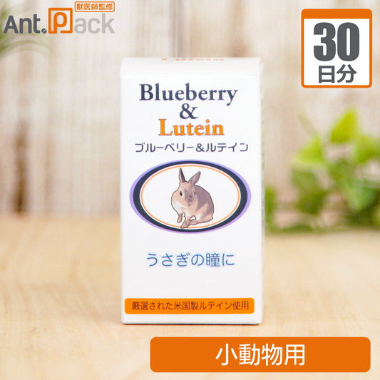 日本ビーエフ うさぎの瞳にブルーベリー＆ルテイン 小動物用 1日1粒30日分