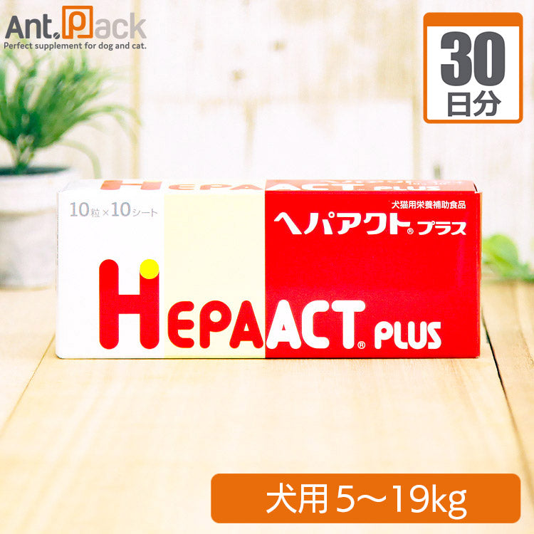 全薬 ヘパアクトプラス 犬用 体重5kg～19kg 1日3粒30日分