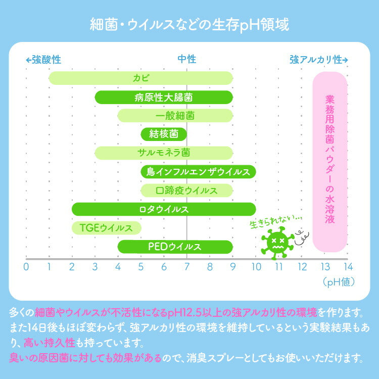 業務用 除菌パウダー 1g×1袋(個分け)