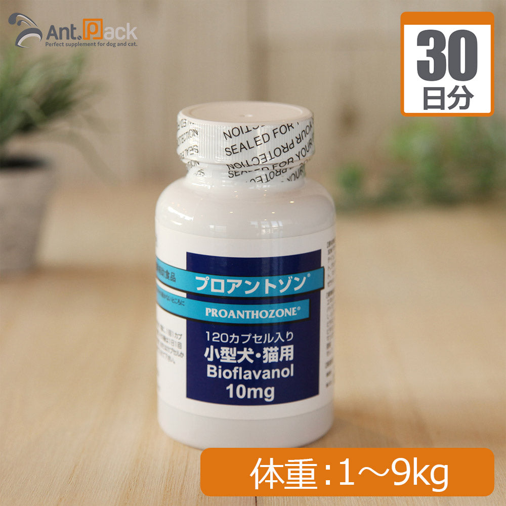 プロアントゾン10mg  (小型犬・猫用） 体重1kg～9kg 1日1カプセル30日分